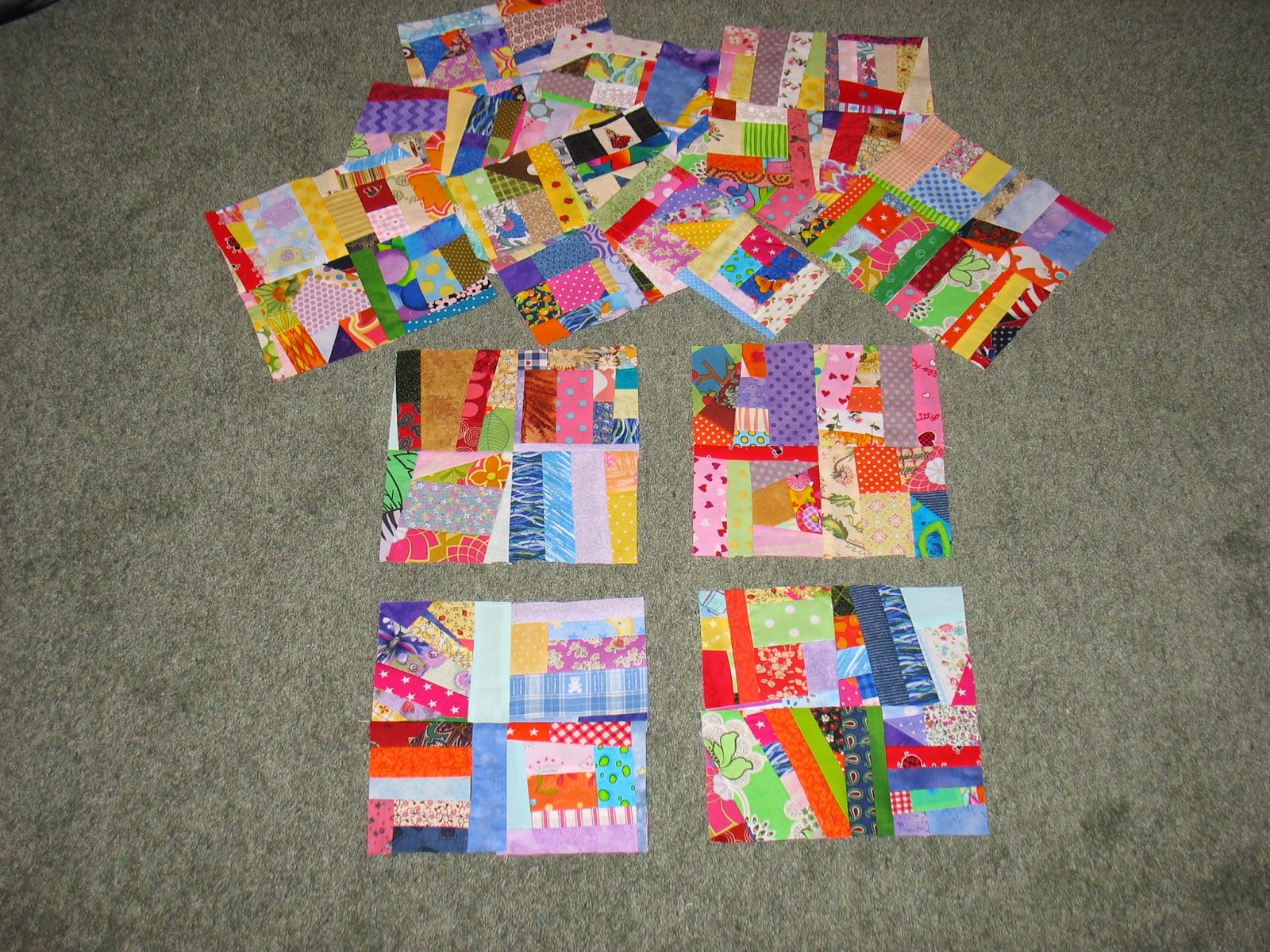 Koshka2 Quilts Using up Crumb Blocks