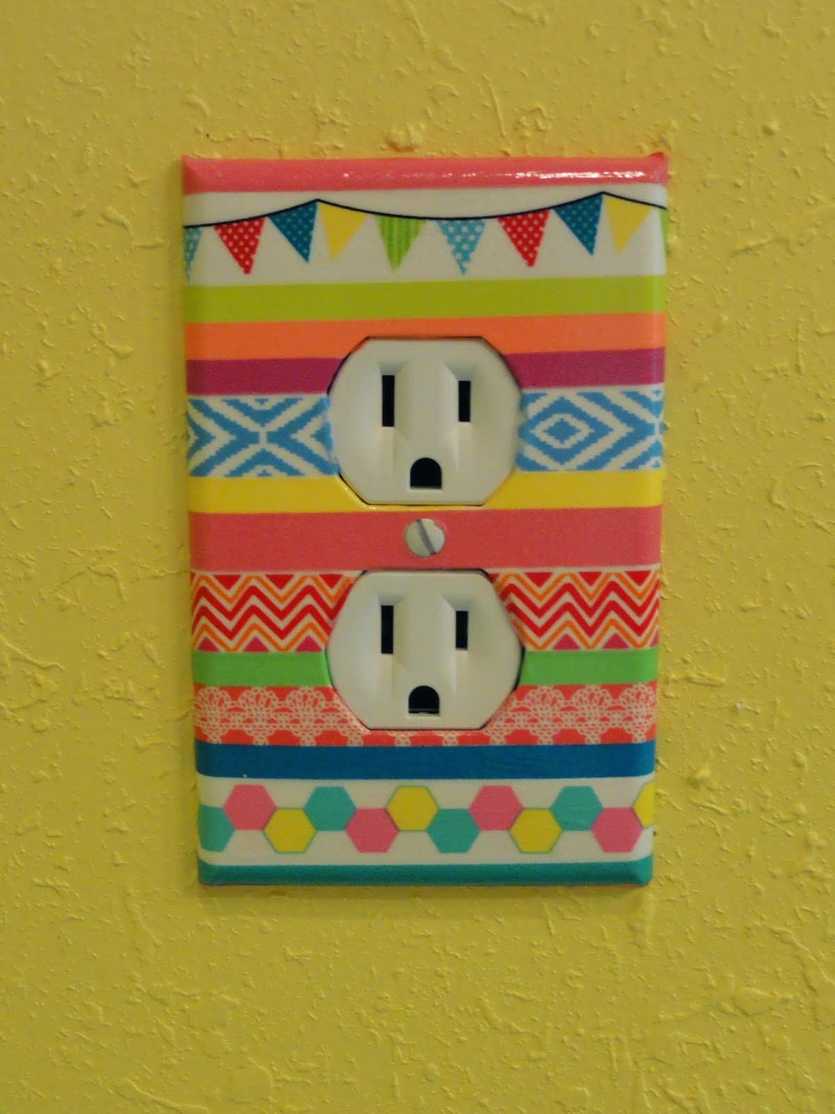 The Cookie Puzzle Washi Tape Outlet Cover MakeOver