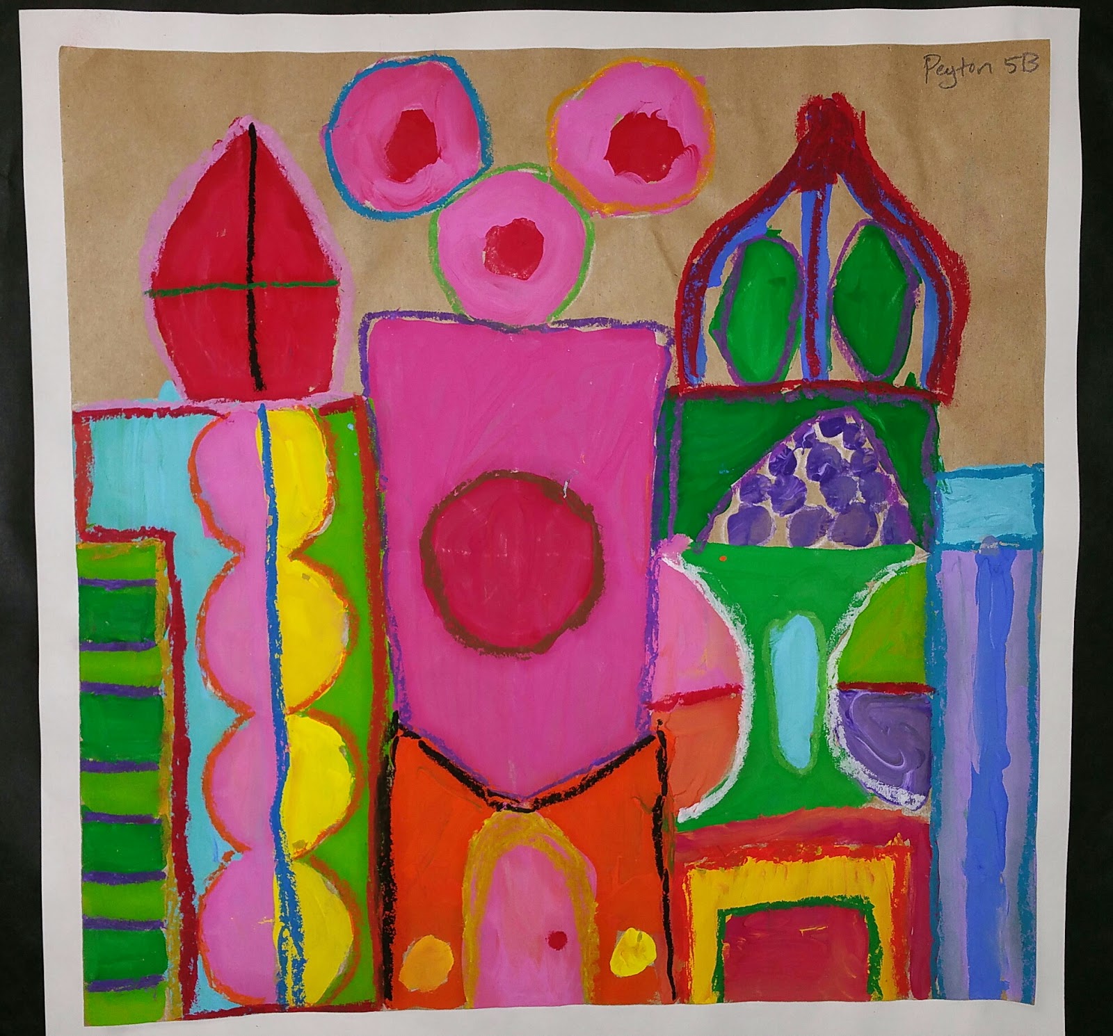 Paintbrush Rocket 5th Grade Fantasy Castles