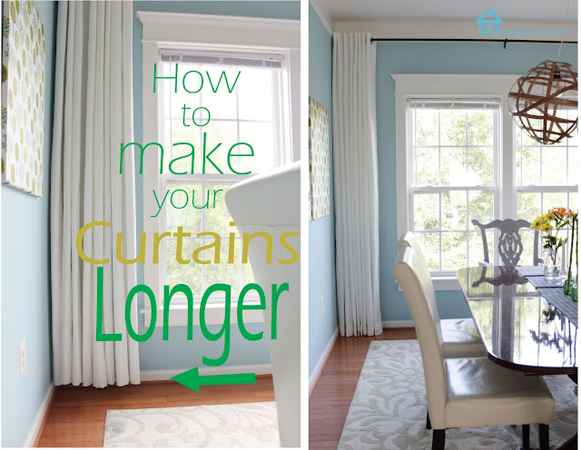 how to make curtains longer