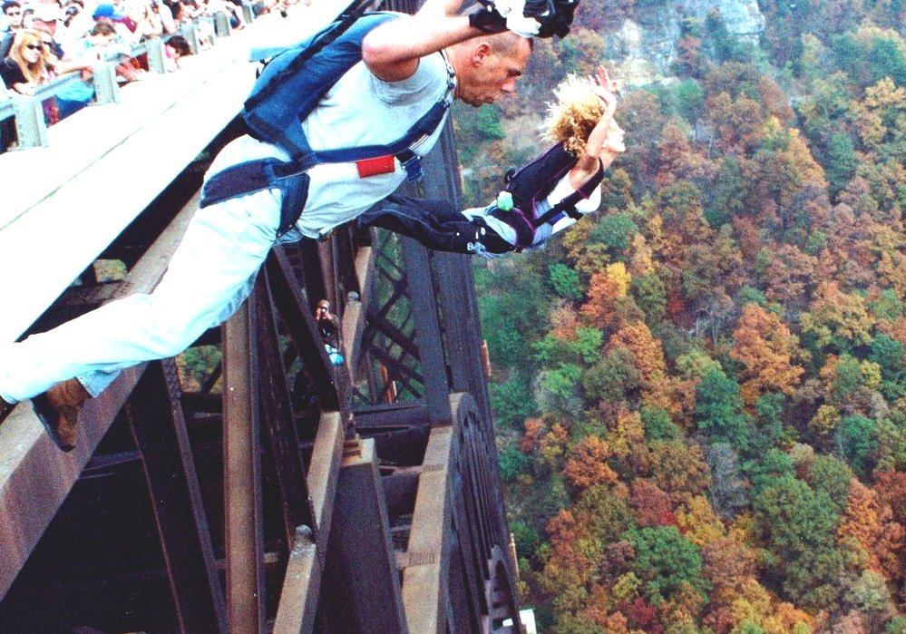 New River Bridge Bungee Jumping In West Virginia