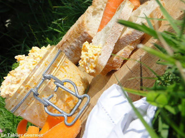 Une entrée ou un apéritif végétarienne avec ces rillettes de carottes