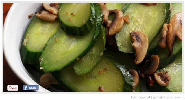 Resep Tumis Timun Jamur Pedas Resep Tumis Timun Jamur Pedas