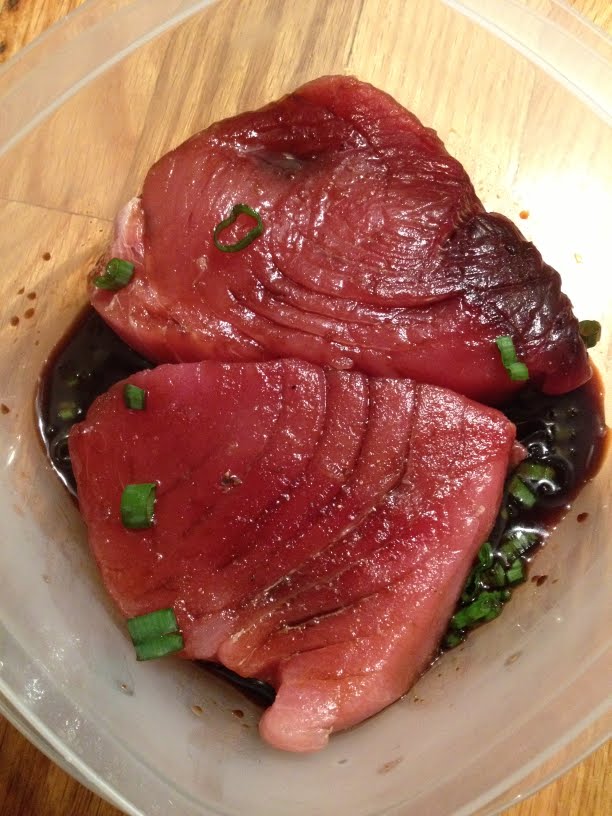 Kiss My Apron Fresh Seared Tuna in Soy Sauce