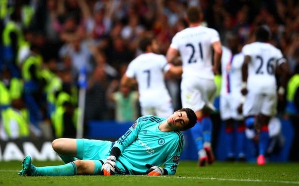 Courtois moment Liga Inggris poto via Premier League Courtois moment Liga Inggris poto via Premier League