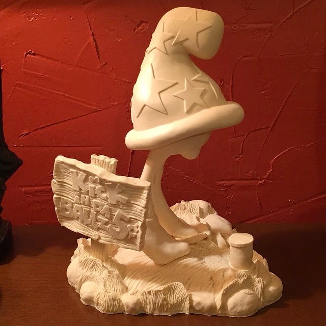 The Blot Says... “Ball Kicking” Cheech Wizard Resin Figure by Mark Bode