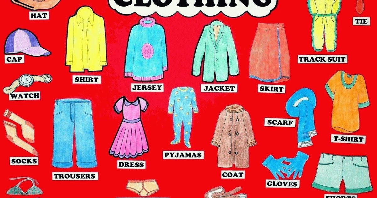 English Resources for Primary School Clothes