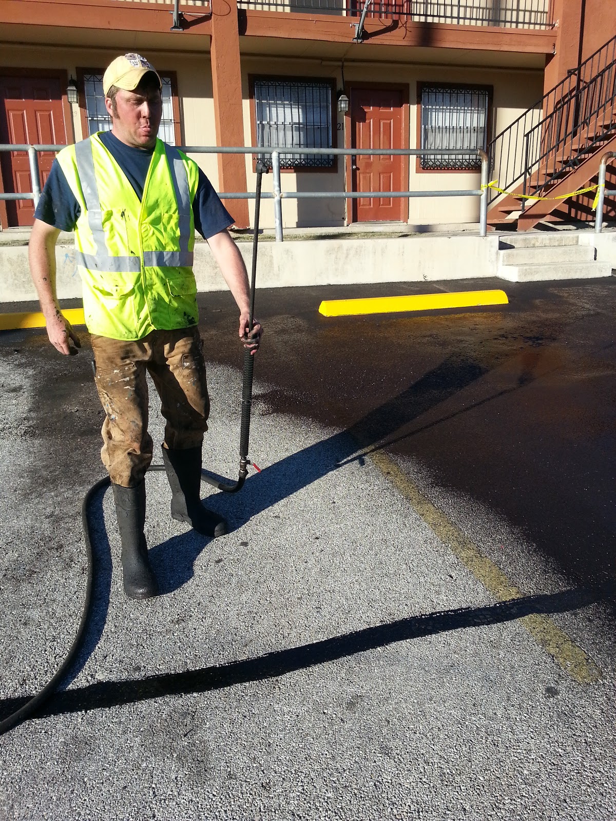 First Asphalt Seal Coating Job 2013 Summit Sealcoating 2108880187