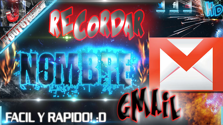 COMO RECUPERAR MI NOMBRE DE GMAIL | 2015