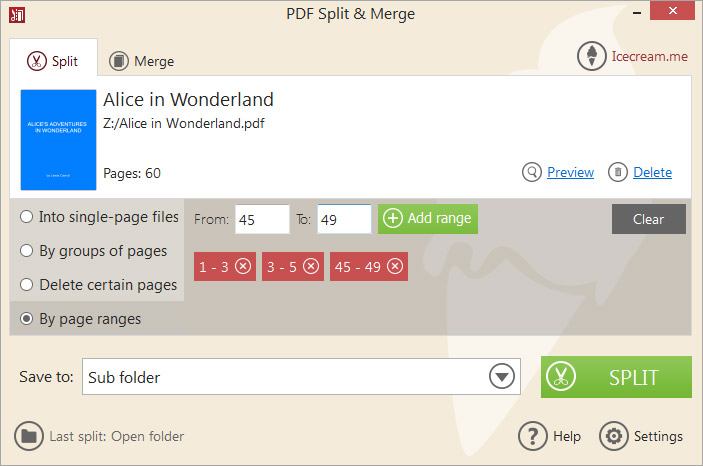 IceCream PDF Split & Merge 4.0.3 Full Version