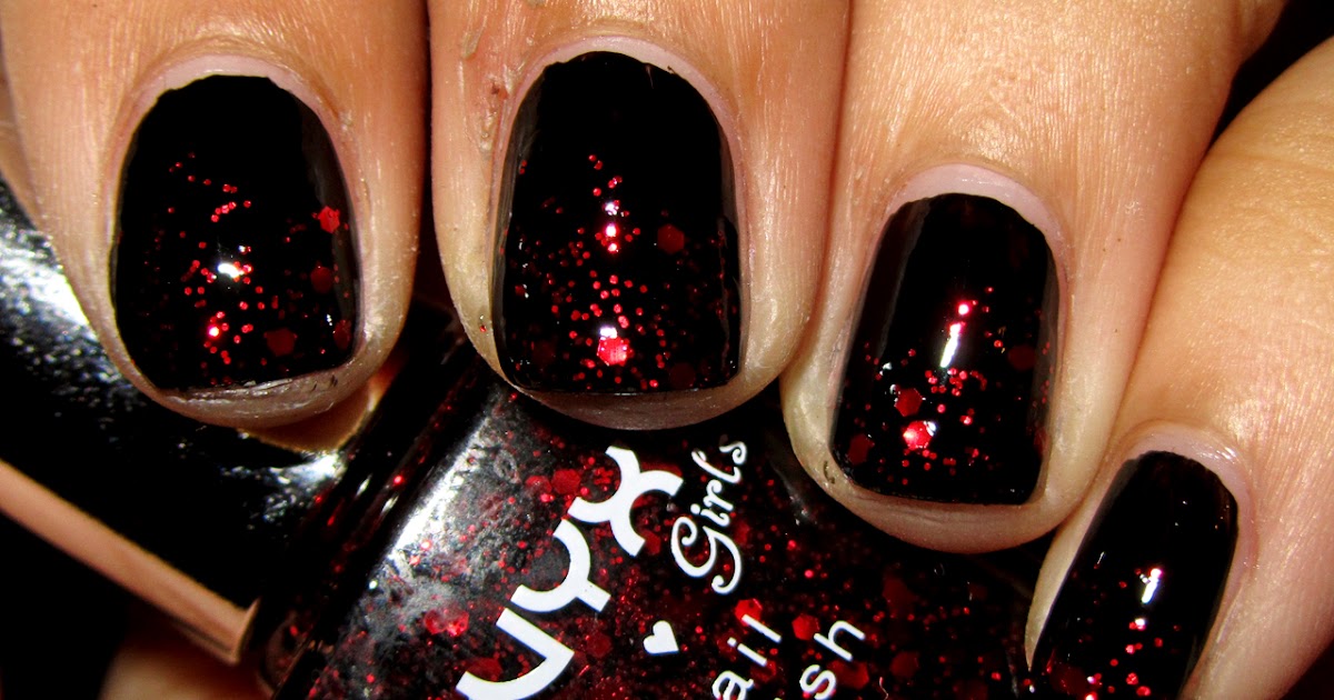 LimitedAddictionNails: Simple Red Glitter Christmas Manicure
