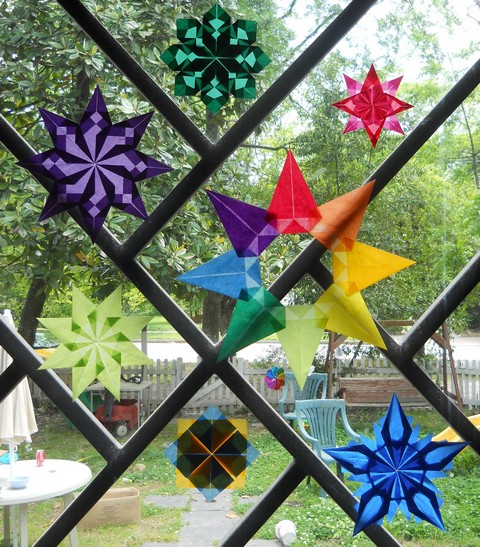 Waldorf Window Stars Kite Paper