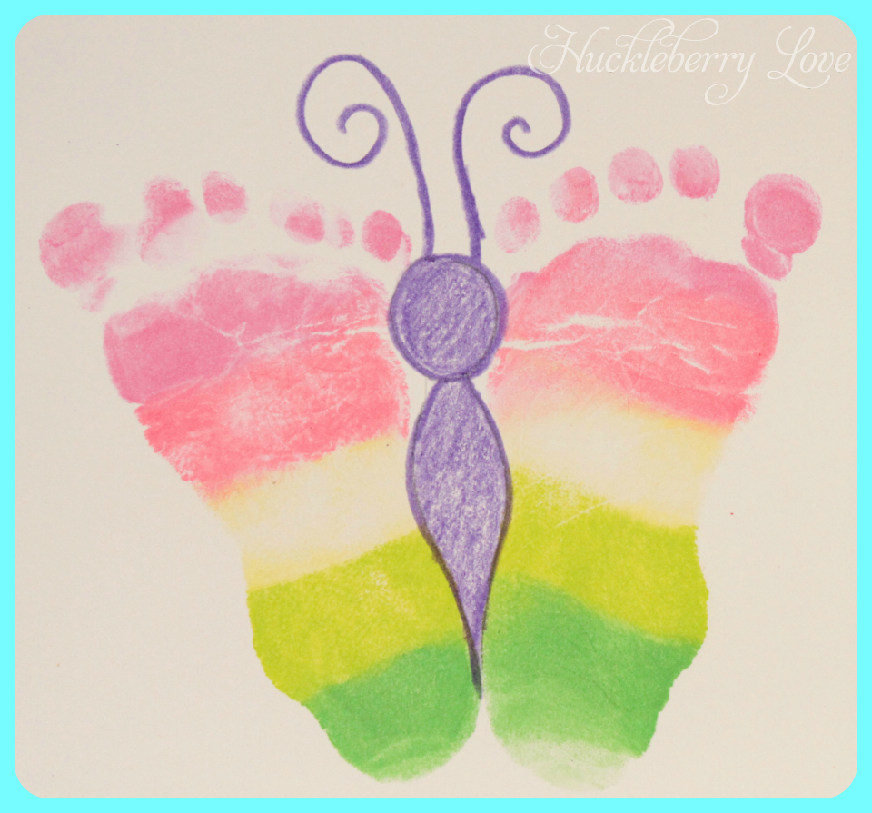 Huckleberry Love Rainbow Footprint 'Butterflies'