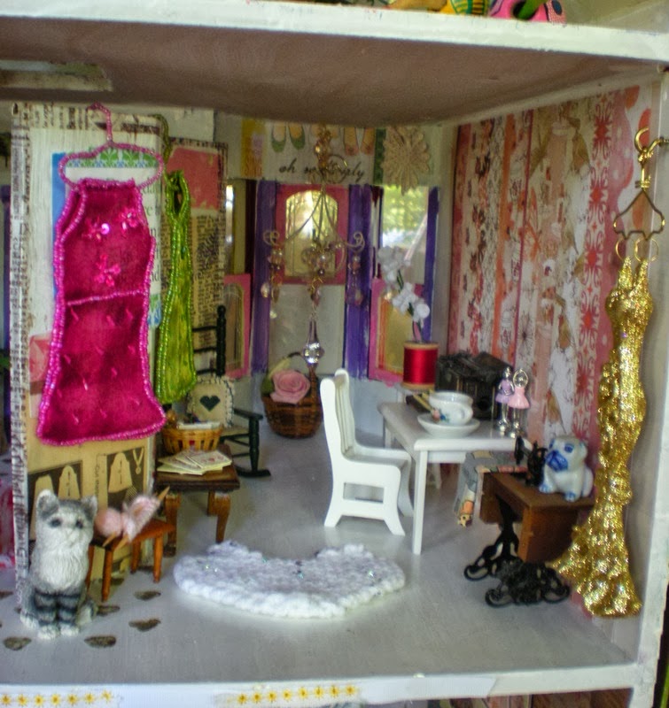 Eat. Write. Dream. Stitch. The Scrapbook Dollhouse ProjectCreating a