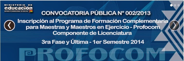 Paginas - Sitio de profesores Bolivia