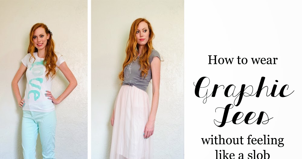 Blake & Amanda How to Wear Graphic Tees Without Feeling Like a Slob
