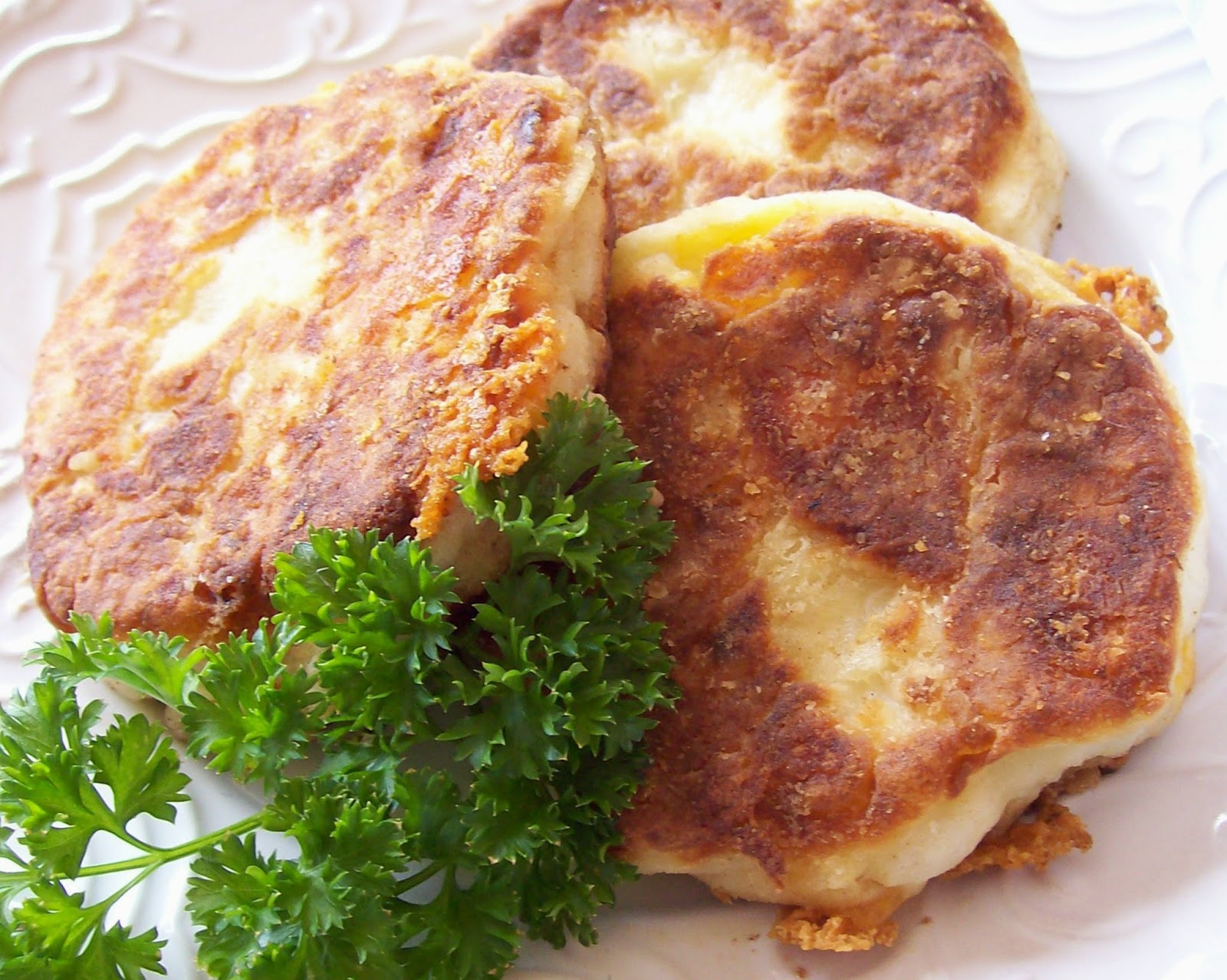Potato Cakes with Cheese & Onion