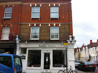 Ghost sign in Munster Road, London SW6