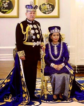 His Majesty The Sultan And Permaisuri Of Johor