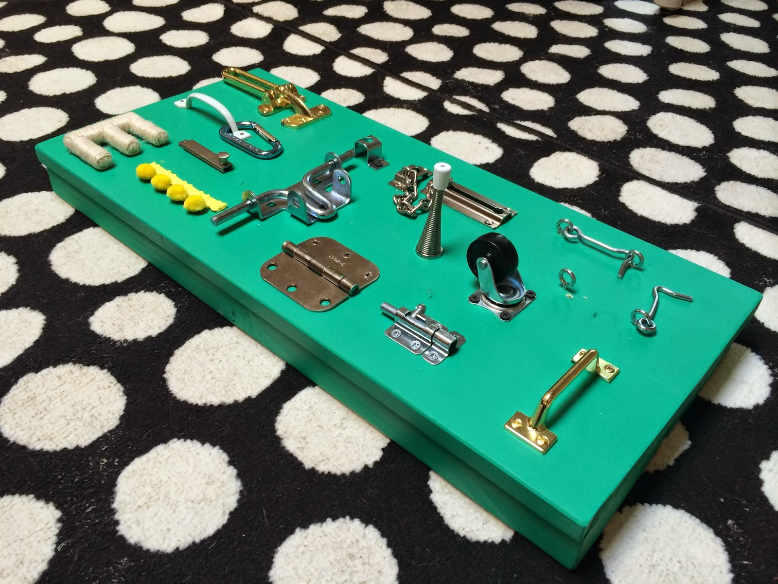 make bake and love DIY Latch Board for Emerson