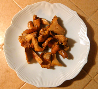 Plated Sauteed Chanterelles