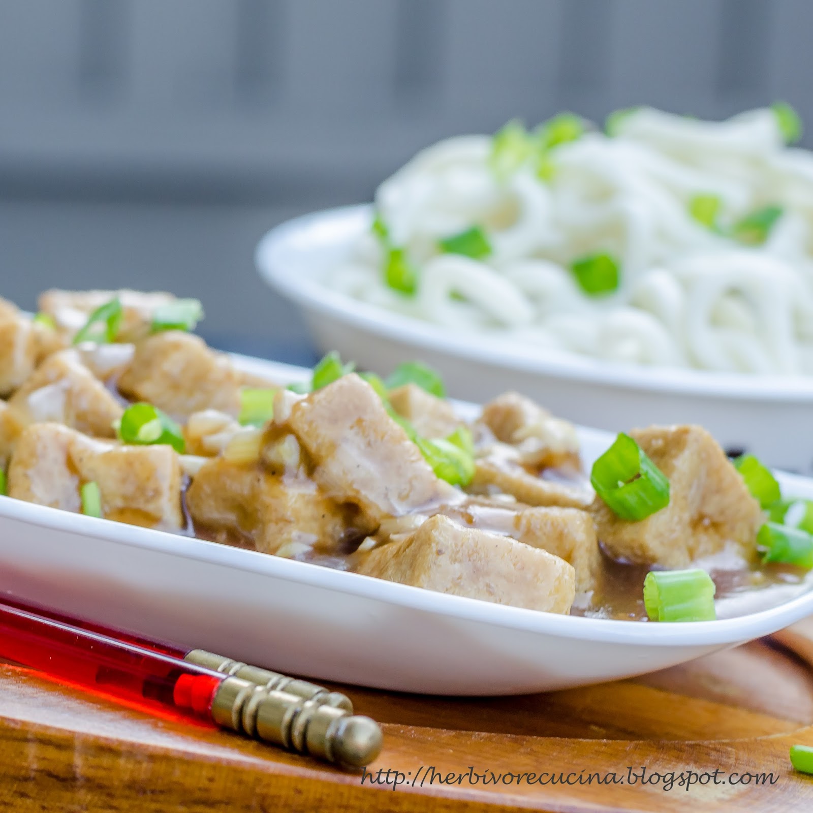 Herbivore Cucina Tofu Puffs in Manchurian Sauce