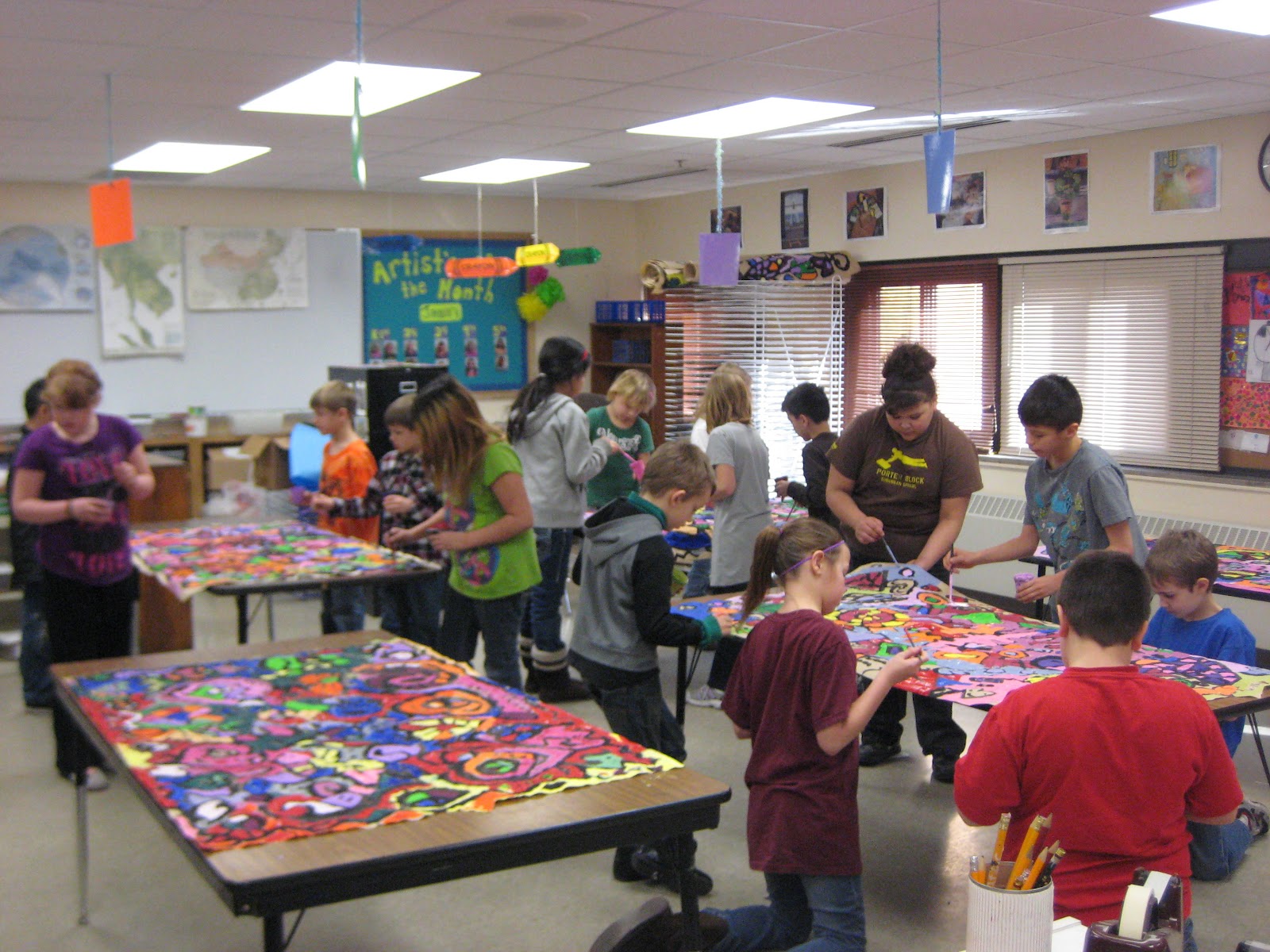 Experiments in Art Education Collaborative Mural Painting