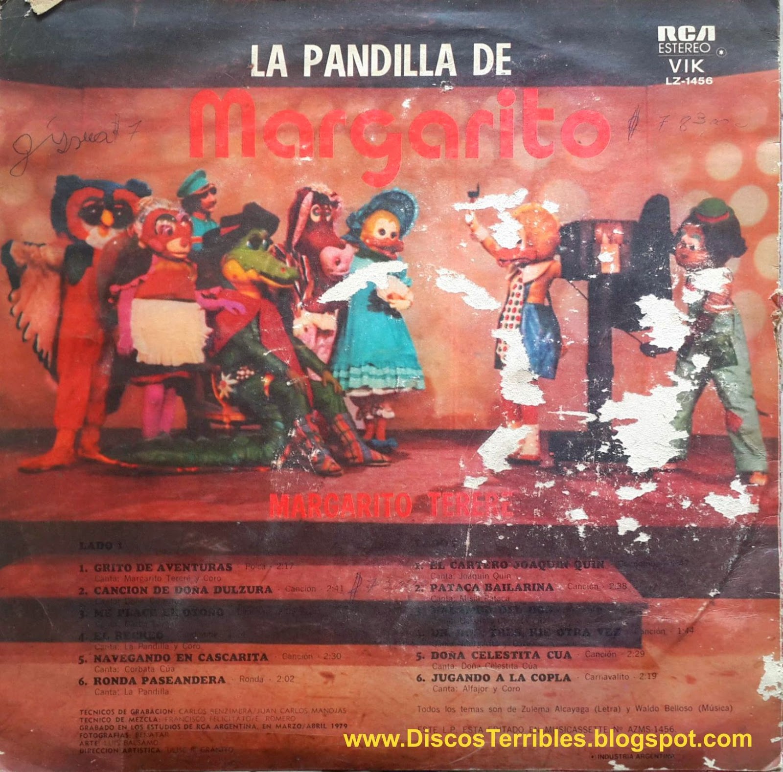 Discos Terribles Margarito Tereré