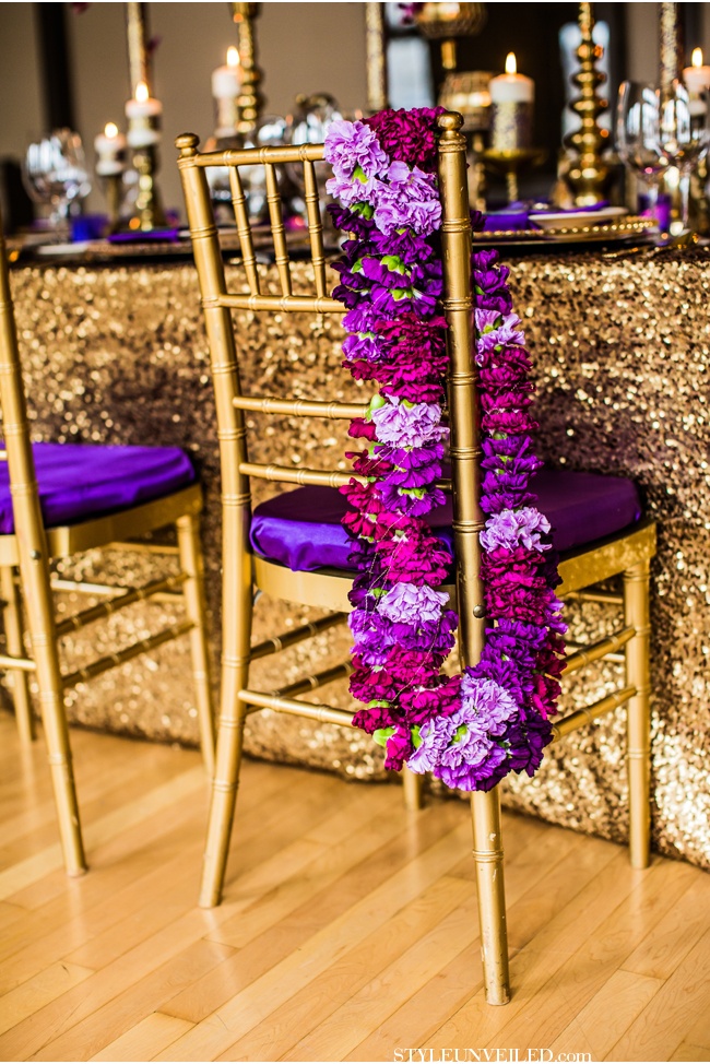 Purple Gold Wedding Sonal J Shah Event Consultants Llc