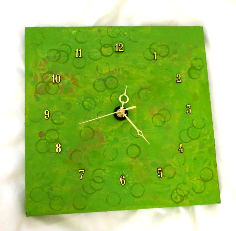 Dharmakarmaarts DIY Artist Canvas Wall Clock