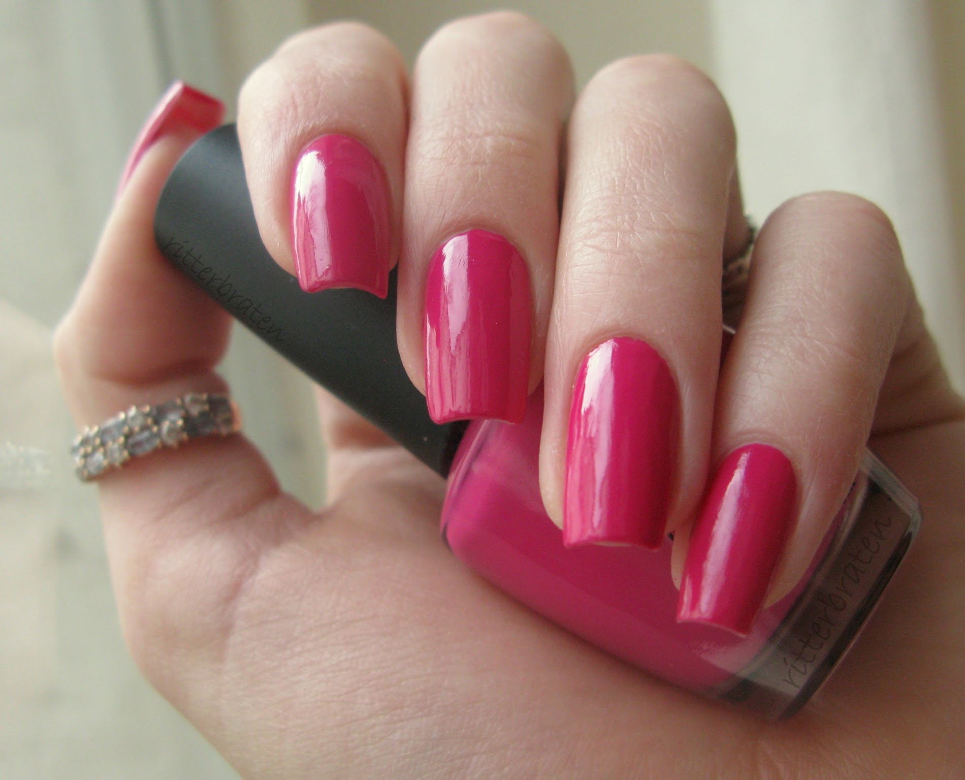 OPI Pink Flamenco nail polish swatch