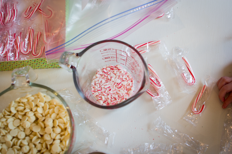 a bit of sunshine kid friendly white chocolate peppermint fudge