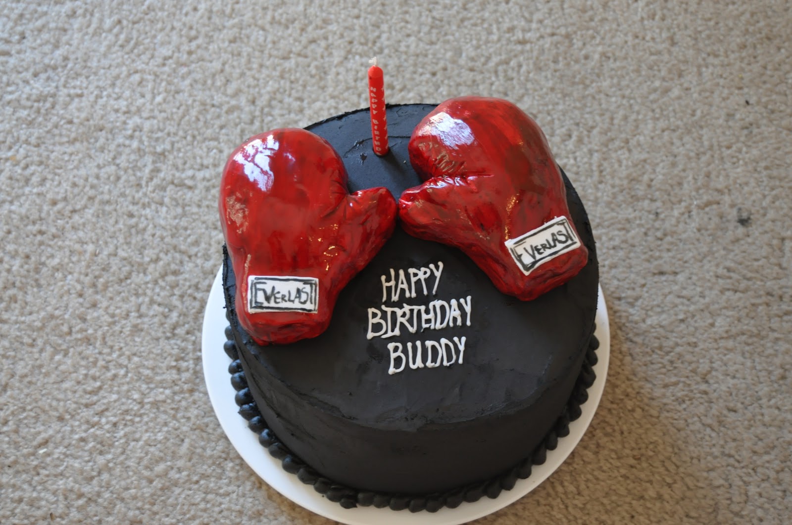 Boxing Birthday Cake