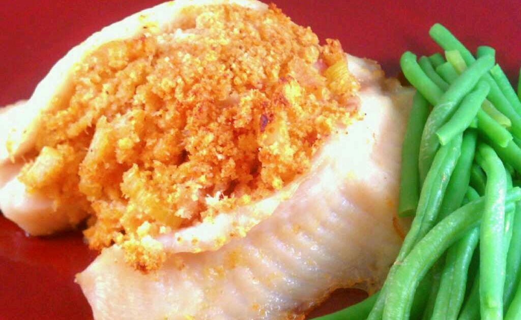 Eat Fit . Live Well Crab stuffed Tilapia