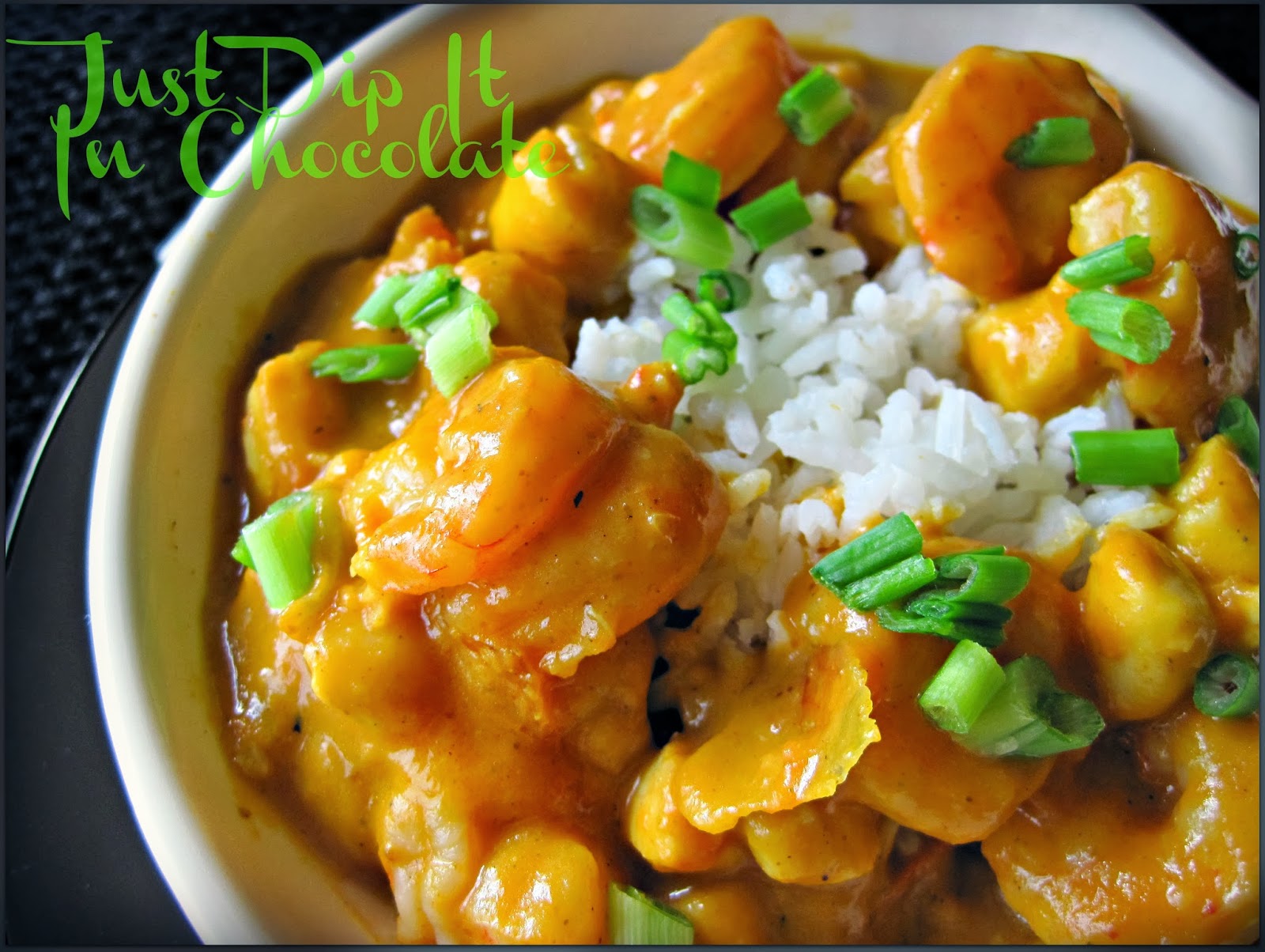 Just Dip It In Chocolate Pumpkin Shrimp and Scallop Curry Recipe