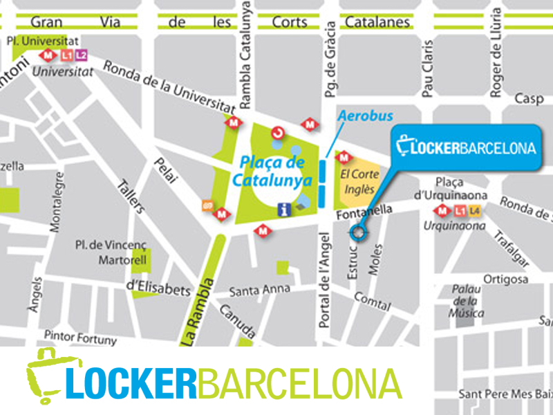 Securely store your luggage in Barcelona city centre with Locker