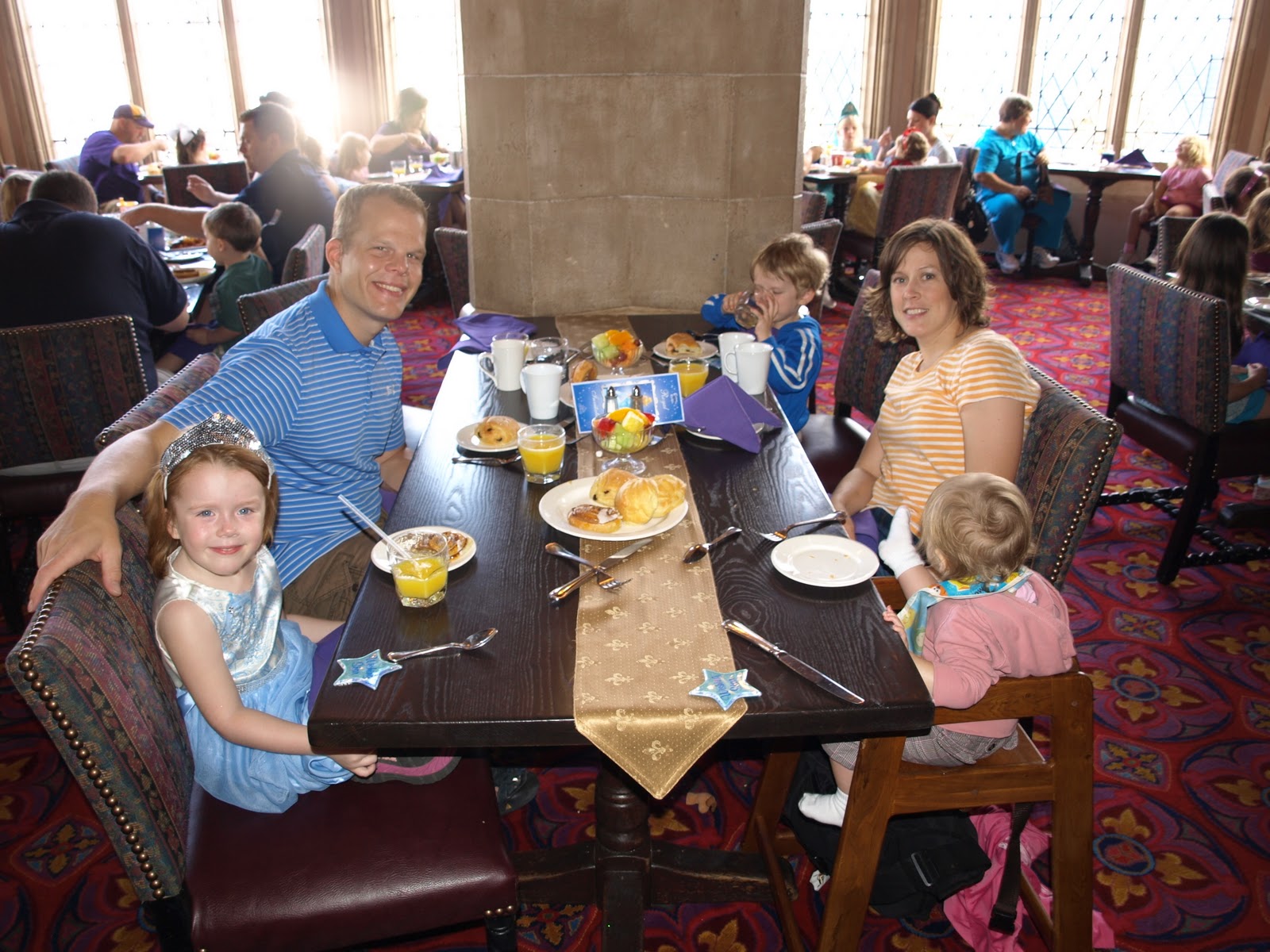 l Disney World Breakfast with the Princess' at Cinderella's Castle