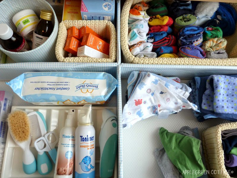 HowTo DIY Cardboard drawer dividers AppleGreen Cottage