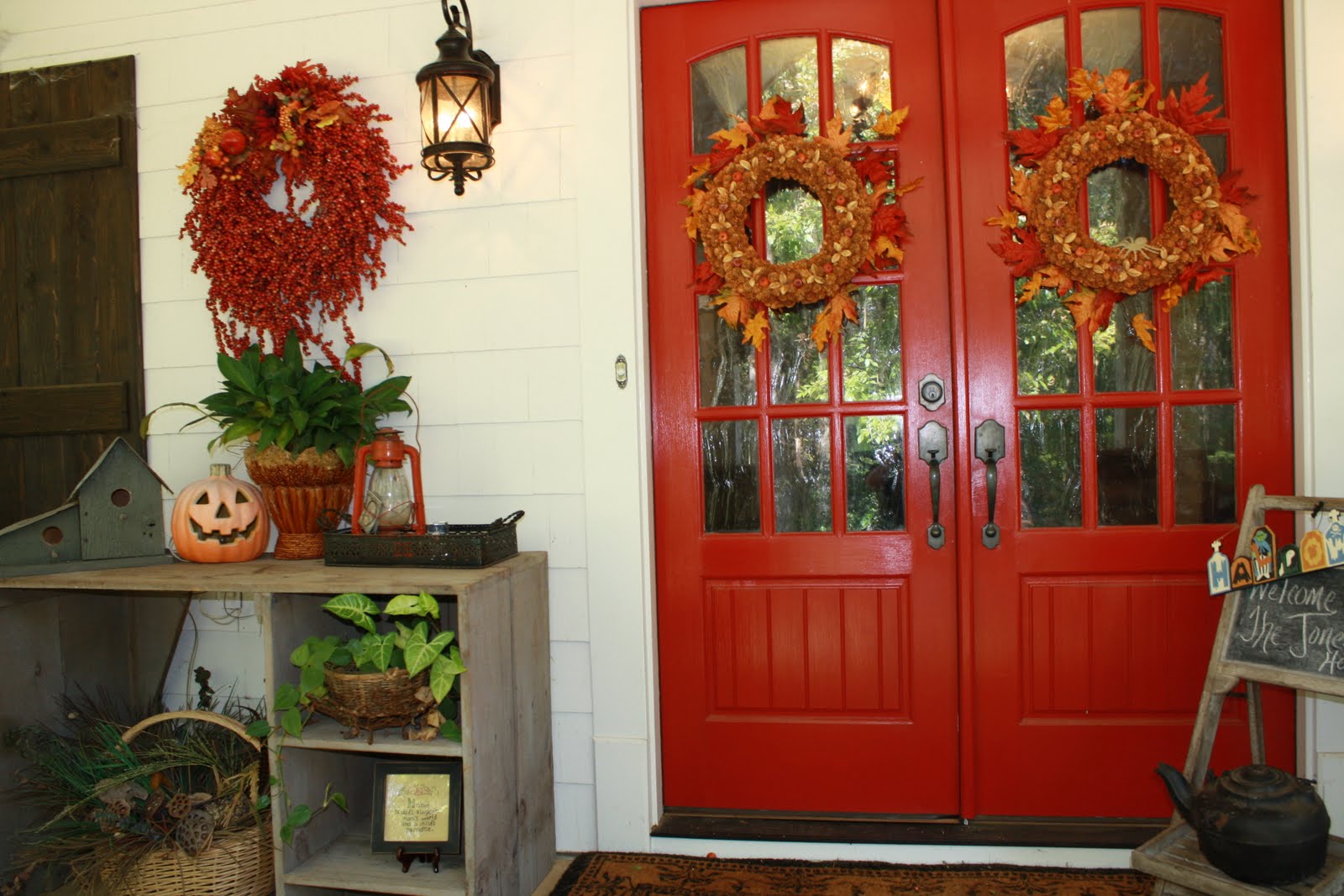 fall door decor