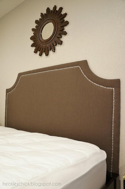 diy nailhead trim headboard freckles diy upholstered headboard with nailhead diy nailhead trim headboard freckles diy upholstered headboard with nailhead
