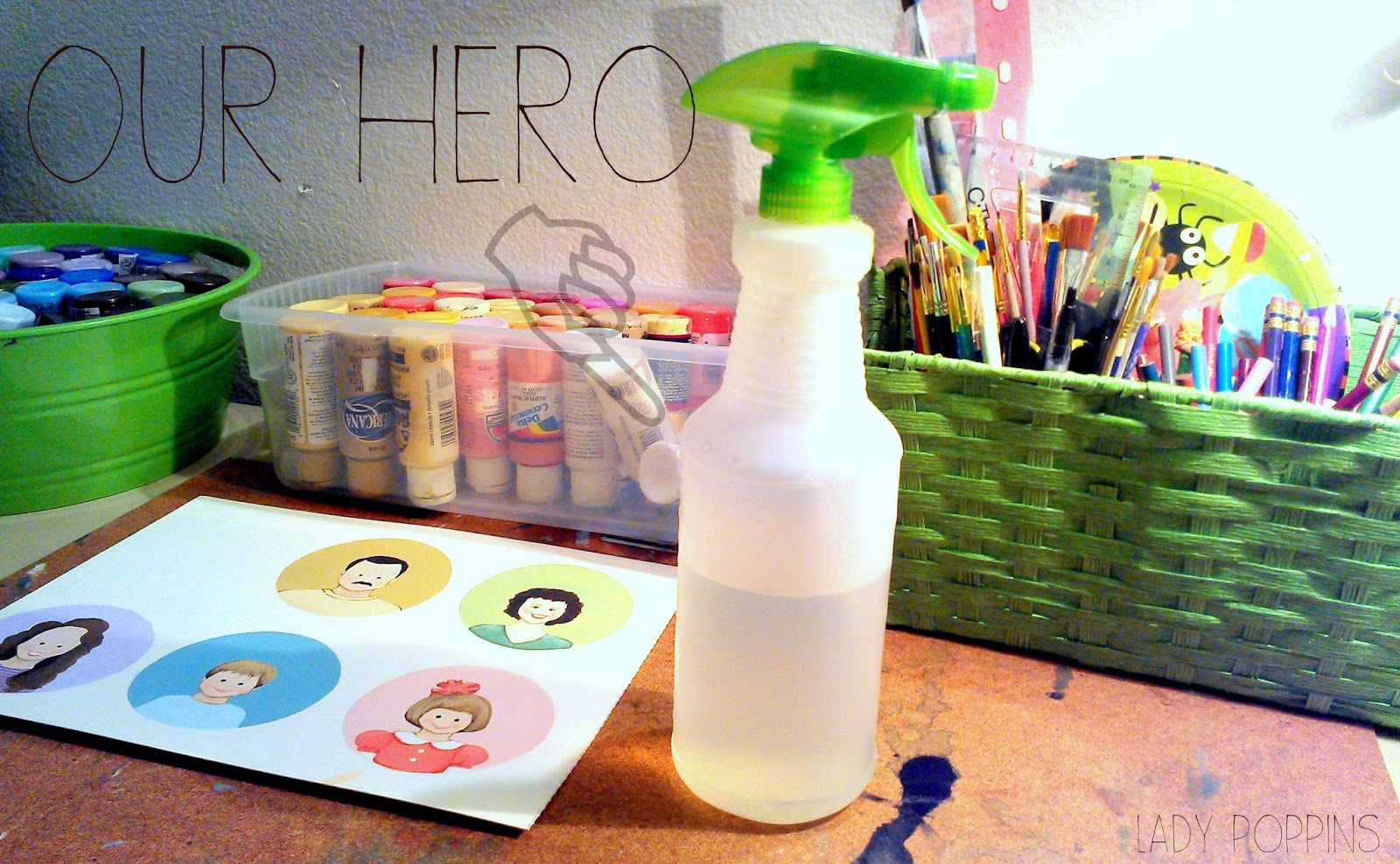 Lady Poppins How to Fix a Warped Canvas