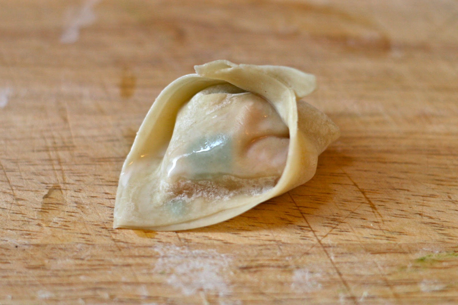 R is for Random Ravioli Thai Dumplings with Spicy Peanut Sauce