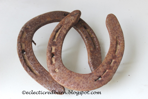 Old horse shoes