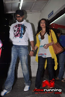 Aishwarya And Abhishek snapped after X-Men screening Photos