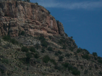 Cliff above Salt River Canyon