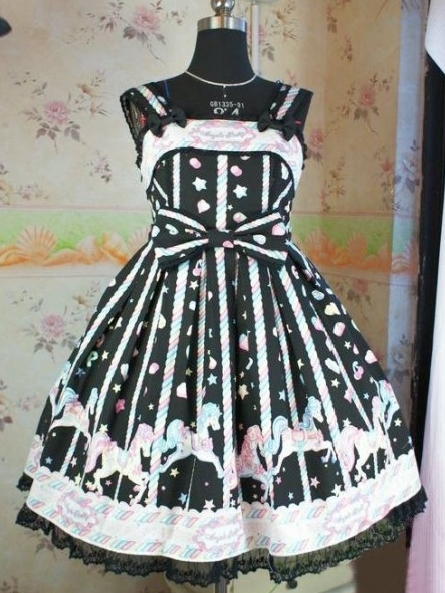 Sweet Printed Dolly Rococo Lolita Dress