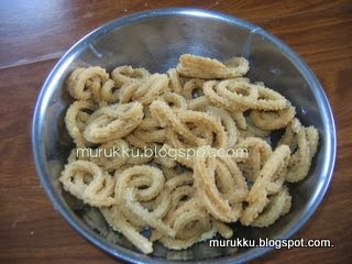 Thenkuzhal made with rice flour, lentil flour and butter