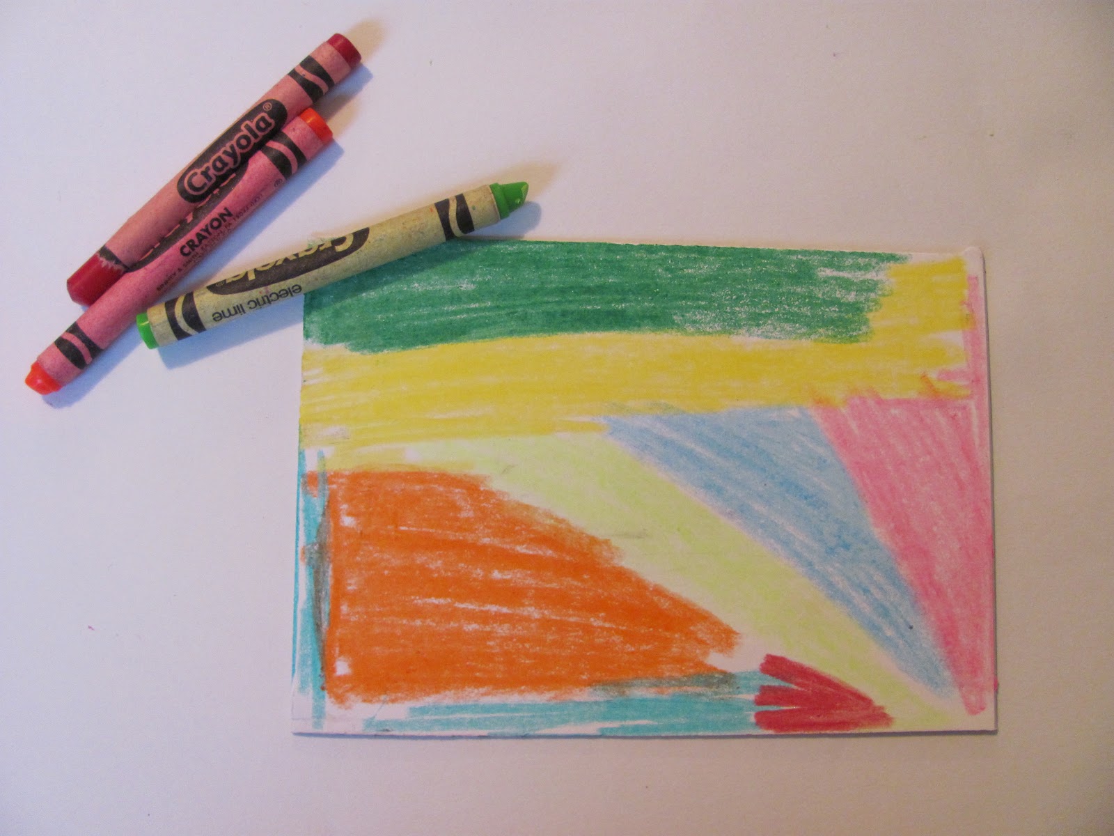 DIY Scratch Art with Crayon and Tempera Paint - Frugal Fun For