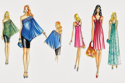 Moda Cizimleri Renkli Cizimler