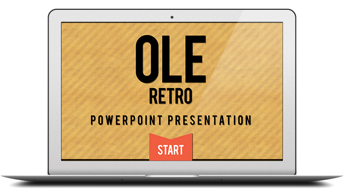 free retro powerpoint template powerpointriver